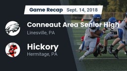 Recap: Conneaut Area Senior High vs. Hickory  2018