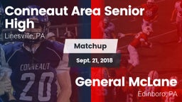 Matchup: Conneaut Area Senior vs. General McLane  2018