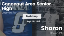 Matchup: Conneaut Area Senior vs. Sharon  2018