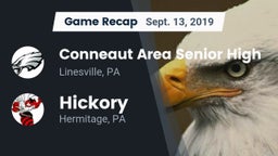 Recap: Conneaut Area Senior High vs. Hickory  2019