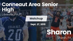 Matchup: Conneaut Area Senior vs. Sharon  2019
