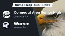 Recap: Conneaut Area Senior High vs. Warren  2020