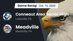 Recap: Conneaut Area Senior High vs. Meadville  2020
