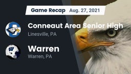 Recap: Conneaut Area Senior High vs. Warren  2021