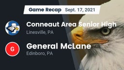 Recap: Conneaut Area Senior High vs. General McLane  2021