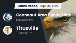 Recap: Conneaut Area Senior High vs. Titusville  2022