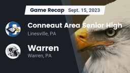 Recap: Conneaut Area Senior High vs. Warren  2023