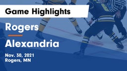 Rogers  vs Alexandria  Game Highlights - Nov. 30, 2021