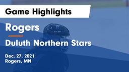 Rogers  vs Duluth Northern Stars Game Highlights - Dec. 27, 2021