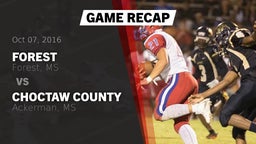 Recap: Forest  vs. Choctaw County  2016