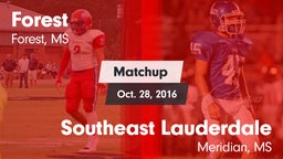 Matchup: Forest  vs. Southeast Lauderdale  2016