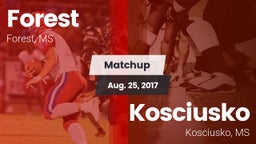 Matchup: Forest  vs. Kosciusko  2017