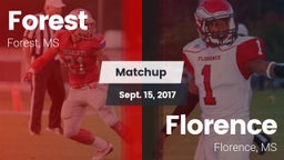 Matchup: Forest  vs. Florence  2017