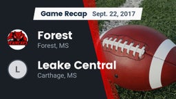 Recap: Forest  vs. Leake Central  2017