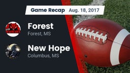 Recap: Forest  vs. New Hope  2017