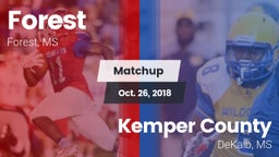 Matchup: Forest  vs. Kemper County  2018