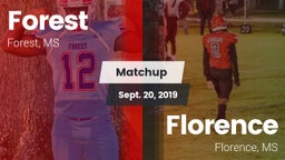 Matchup: Forest  vs. Florence  2019