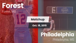 Matchup: Forest  vs. Philadelphia  2019