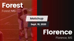 Matchup: Forest  vs. Florence  2020