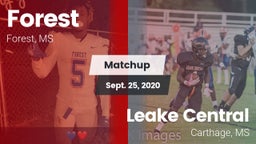 Matchup: Forest  vs. Leake Central  2020