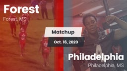 Matchup: Forest  vs. Philadelphia  2020