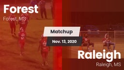 Matchup: Forest  vs. Raleigh  2020