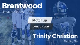 Matchup: Brentwood High vs. Trinity Christian  2018