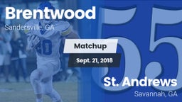 Matchup: Brentwood High vs. St. Andrews  2018