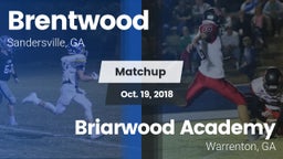 Matchup: Brentwood High vs. Briarwood Academy  2018