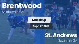 Matchup: Brentwood High vs. St. Andrews  2019