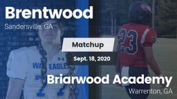 Matchup: Brentwood High vs. Briarwood Academy  2020