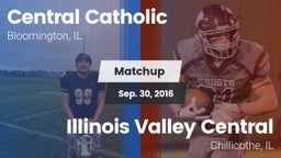 Matchup: Central Catholic Blo vs. Illinois Valley Central  2016