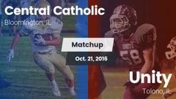 Matchup: Central Catholic Blo vs. Unity  2016