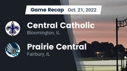 Recap: Central Catholic  vs. Prairie Central  2022
