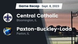 Recap: Central Catholic  vs. Paxton-Buckley-Loda  2023