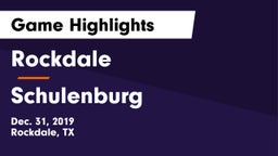 Rockdale  vs Schulenburg Game Highlights - Dec. 31, 2019