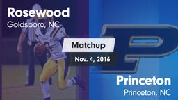 Matchup: Rosewood  vs. Princeton  2016