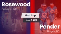 Matchup: Rosewood  vs. Pender  2017