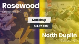 Matchup: Rosewood  vs. North Duplin  2017