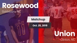 Matchup: Rosewood  vs. Union  2019