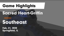 Sacred Heart-Griffin  vs Southeast  Game Highlights - Feb. 21, 2020