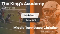 Matchup: The King's Academy vs. Middle Tennessee Christian 2019