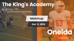 Matchup: The King's Academy vs. Oneida  2019