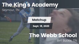 Matchup: The King's Academy vs. The Webb School 2020