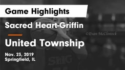 Sacred Heart-Griffin  vs United Township Game Highlights - Nov. 23, 2019