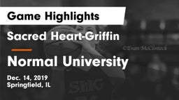 Sacred Heart-Griffin  vs Normal University  Game Highlights - Dec. 14, 2019
