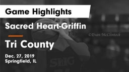 Sacred Heart-Griffin  vs Tri County Game Highlights - Dec. 27, 2019