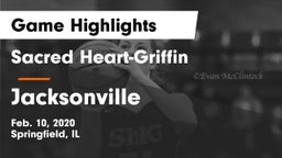 Sacred Heart-Griffin  vs Jacksonville  Game Highlights - Feb. 10, 2020