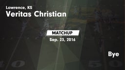 Matchup: Veritas Christian vs. Bye 2016