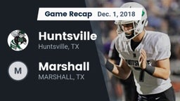 Recap: Huntsville  vs. Marshall  2018